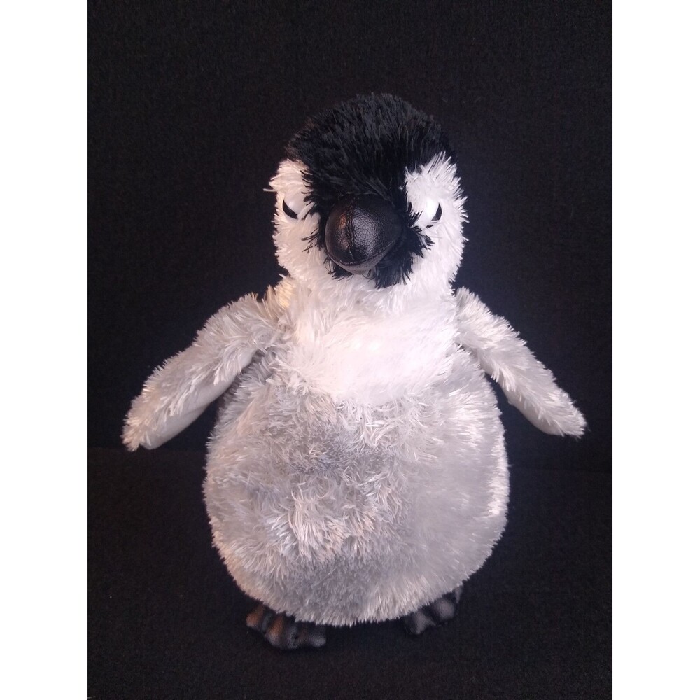 Penguin Plush Gray White Stuffed Animal Aurora Cute Soft